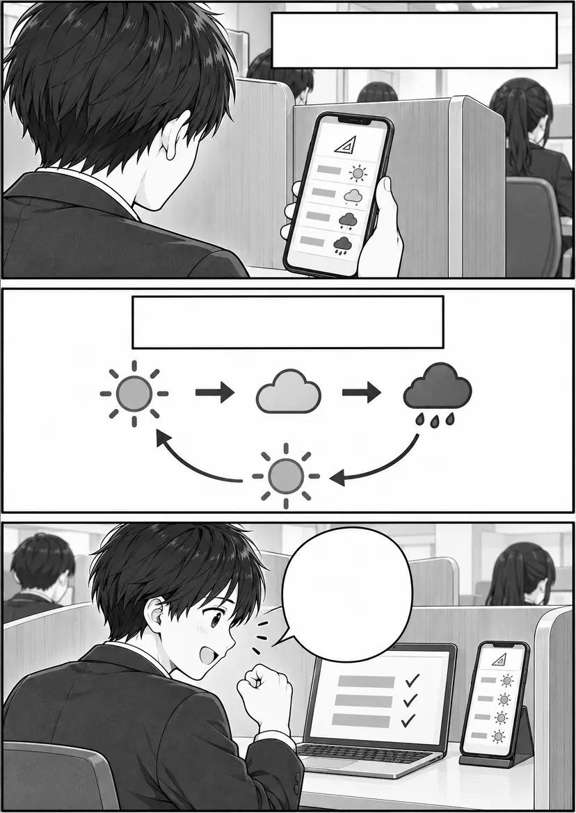 漫画 2ページ目